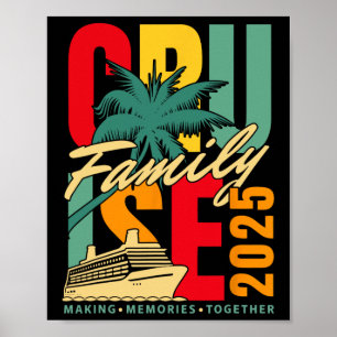 Poster Cruzeiro em Família 2025 Navio de Cruzeiro Férias