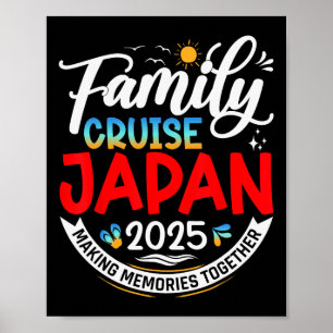 Poster Cruzeiro em Família Japão 2025 Férias de Família C