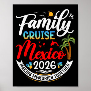 Poster Cruzeiro em Família no México 2026 Férias de Verão