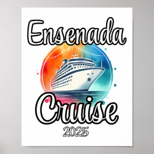 Poster Cruzeiro Ensenada 2025 Férias Familiares Coordenad