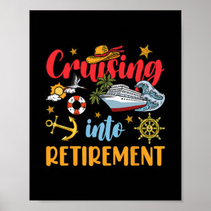 Poster Cruzeiro na Retirada Férias em Navio de Cruzeiro A