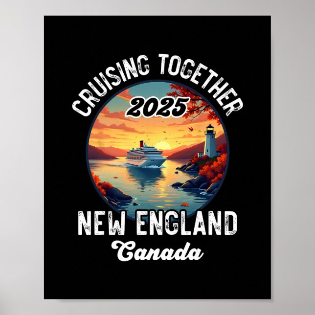 Poster Cruzeiro New England Canadá (Frente)