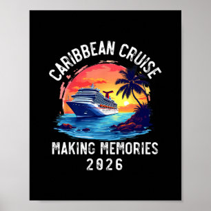 Poster Cruzeiro no Caribe 2026 Lembrança Família Sexta-fe