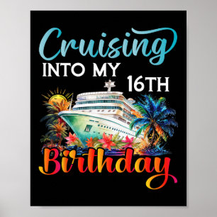 Poster Cruzeiro no Meu 16º Aniversário Cruzeiro Aniversár