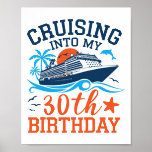 Poster Cruzeiro Para Meu 30º Aniversário Cruzeiro Familia