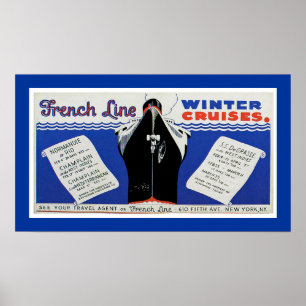 Poster Cruzeiros de inverno da França