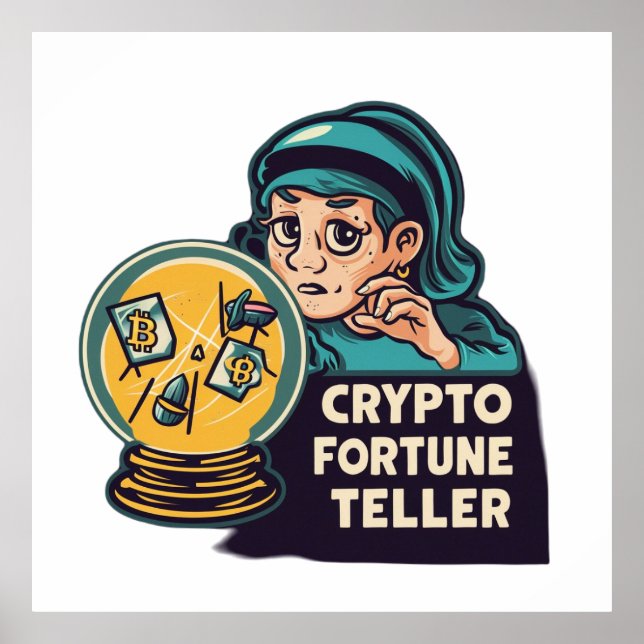 Poster Crypto Fortune Teller (Frente)