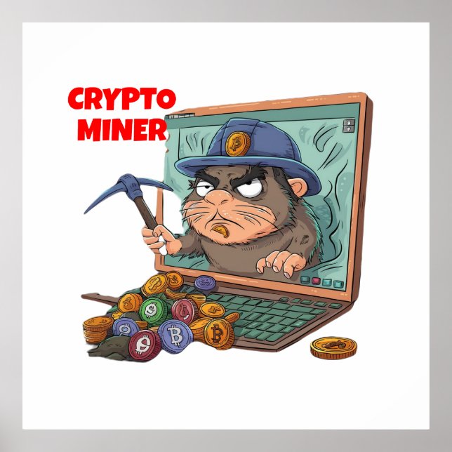 Poster Crypto Miner (Frente)