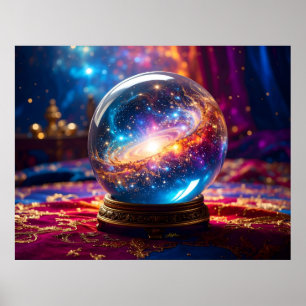 Poster Crystal Ball - Vejo Um Evento Cósmico No Seu Futur