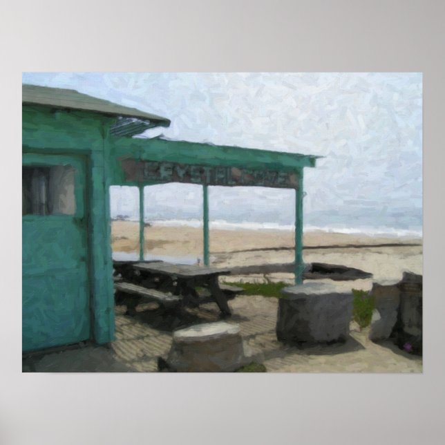 poster "Crystal Cove Shack" (Frente)