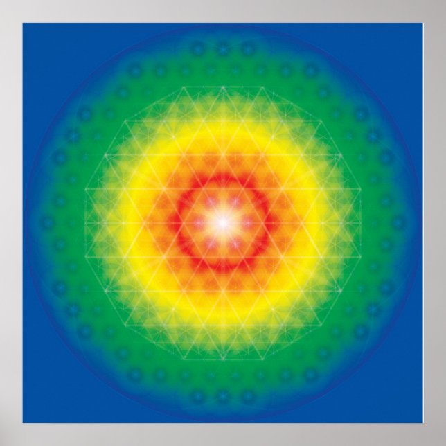 Poster Crystal Mandala (Frente)