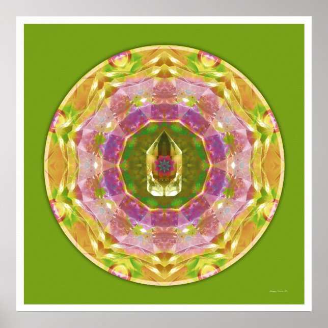 Pôster Crystal Mandala 1 (Frente)