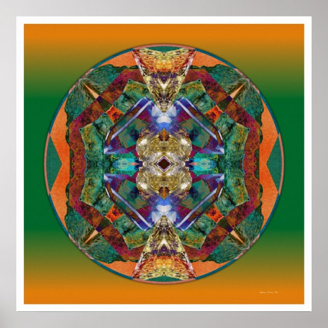 Pôster Crystal Mandala 5 (Frente)