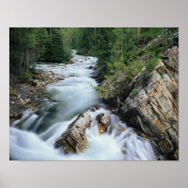 Poster Crystal River, Floresta Nacional de Gunnison, (Frente)