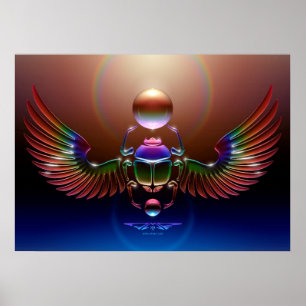 Poster Crystal Scarab de J. Matthew Root