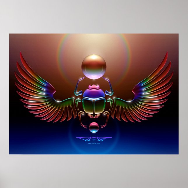 Poster Crystal Scarab de J. Matthew Root (Frente)