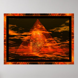 Pôster CRYSTAL SKULL Na Pirâmide