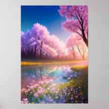 Crystal Stream e Blossoming Field of Flowers
