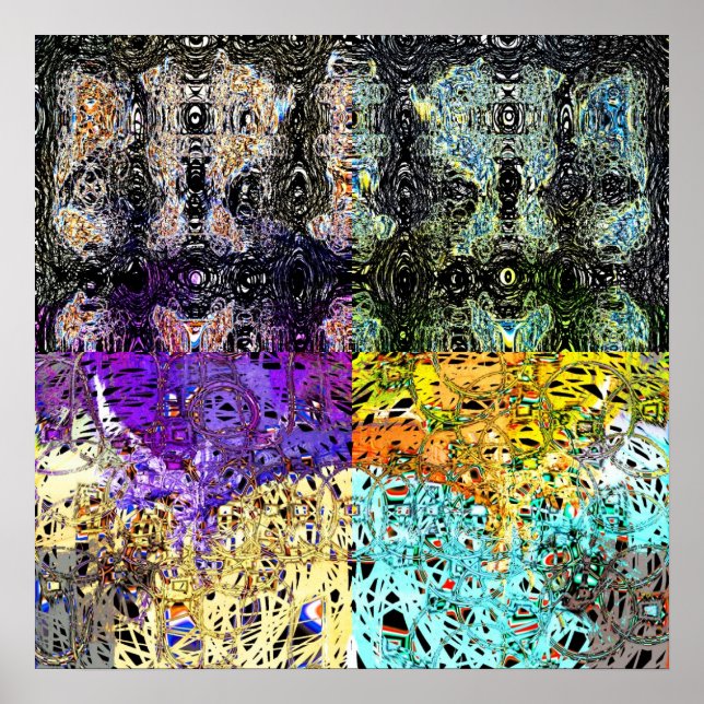 Poster Crystallite Waves 8 (Frente)