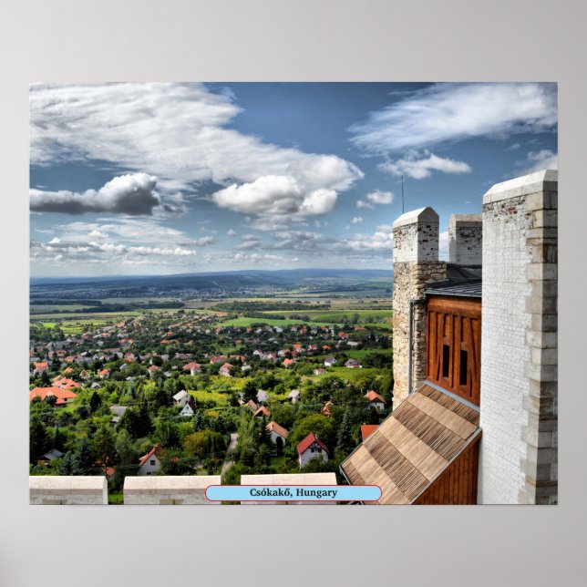 Poster Csókakő, Hungria (Frente)