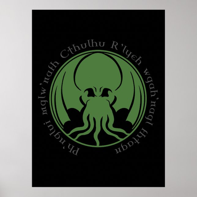 Pôster Cthulhu (Frente)