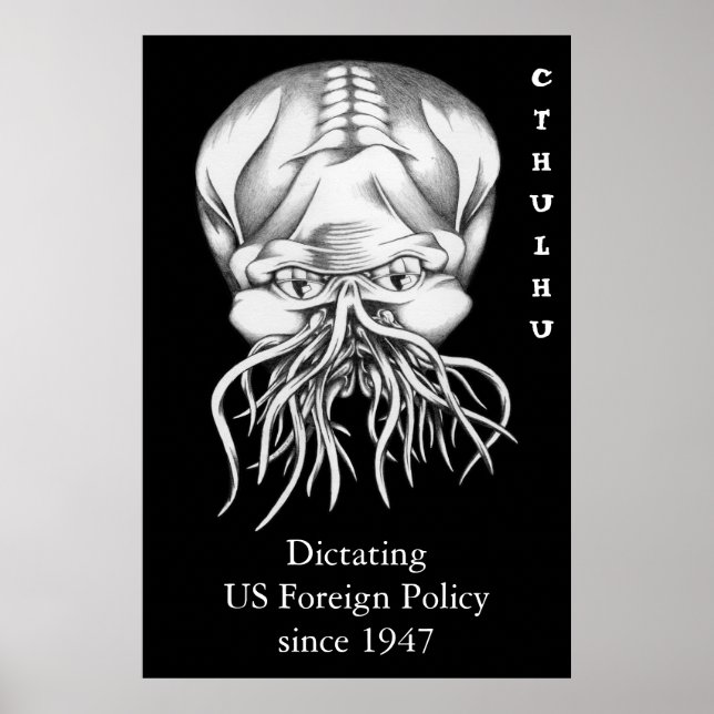 Poster Cthulhu: Ditando a Política Externa dos EUA desde  (Frente)