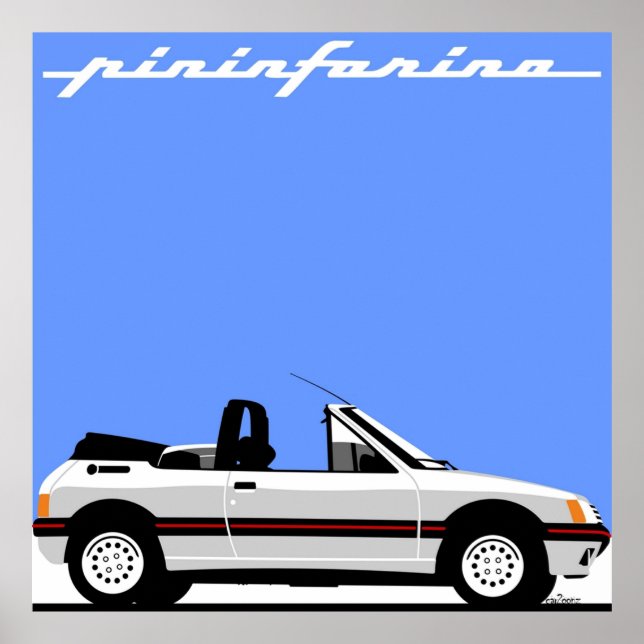 Poster CTI Peugeot 205 (Frente)