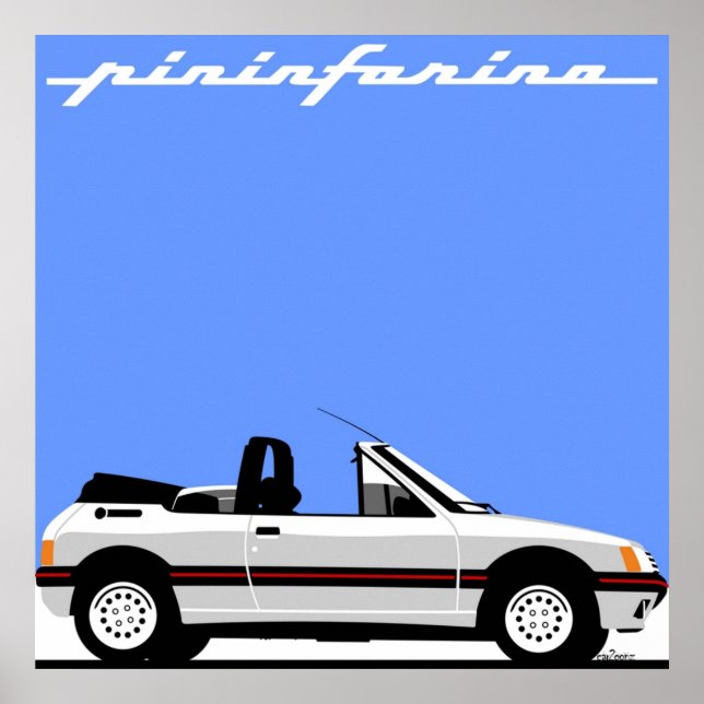 Poster CTI Peugeot 205 (Frente)
