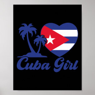 Poster Cuba - Bandeira Cubanita Patrimônio Hispânico K