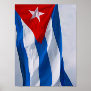 Poster cuba flag