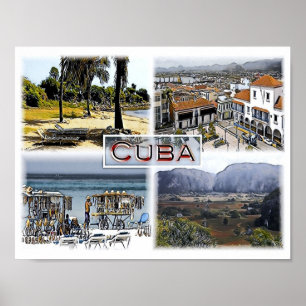 Poster Cuba - Mosaico -
