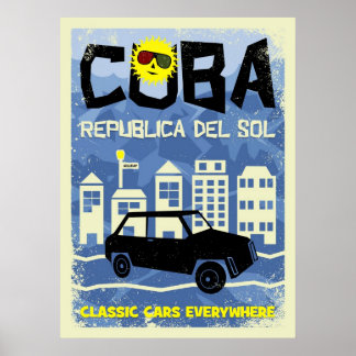 Poster Cuba - Republica del Sol
