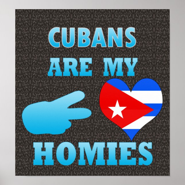 Poster Cubanos são meus Homens (Frente)