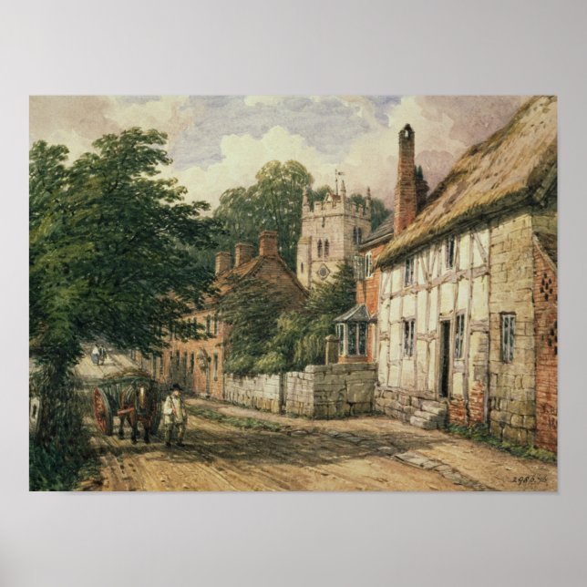 Pôster Cubbington, Warwickshire (Frente)