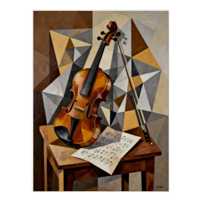 Pôster Cubismo (Frente)