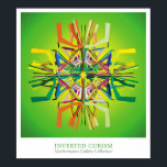 Pôster Cubismo Invertido<br><div class="desc">Cubismo invertido por Michael Trott. Parte da Coleção Galeria de Mathematica de Pesquisa Wolfram.</div>