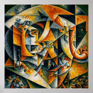 Poster cubismo paisagem 2