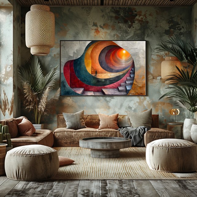 Pôster Cubismo: Pasaje Infinito (Criador carregado)