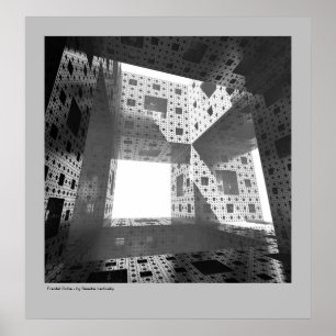Poster Cubo do Fractal