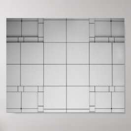 Poster Cubos abstrato