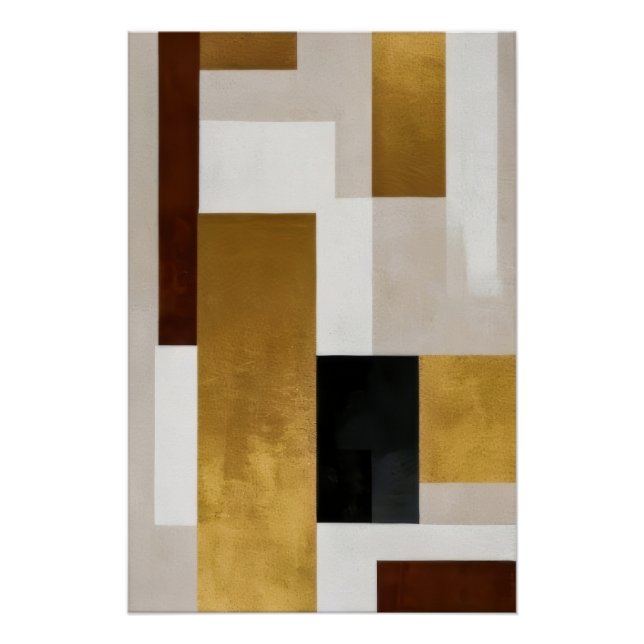 Pôster Cubos de luxo (Frente)