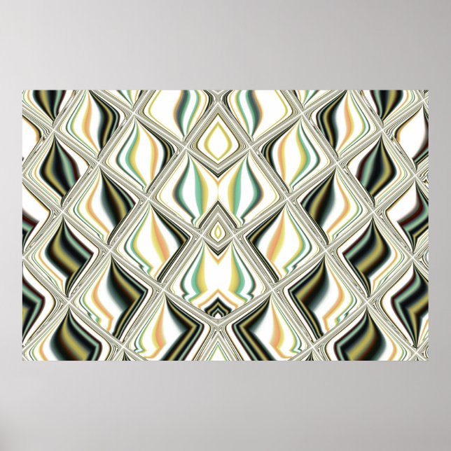 Pôster cubos de vidro (Frente)