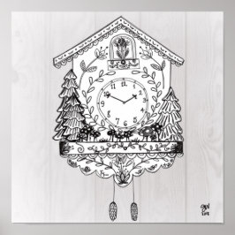 Poster Cuckoo Clock