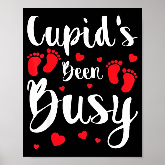 Poster Cud's Been Busy Funny Baby Reveal 2025 Valentine N (Frente)