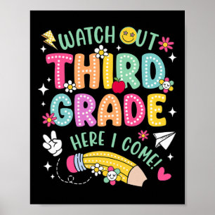 Poster Cuidado 3ª Terceira Série Aqui Vou Eu Voltar Para