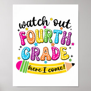Poster Cuidado 4ª Série Aqui Vou Eu Primeiro Dia de Volta