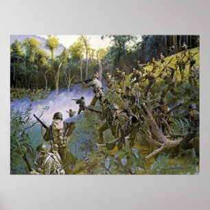 Pôster Cuidado, Bushmaster, com Bolo