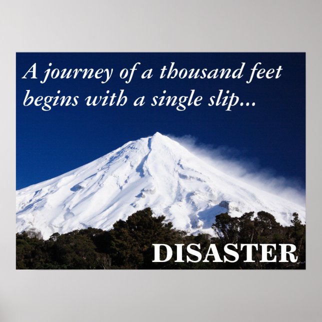 Pôster Cuidado com o degrau: o primeiro é um doozy (L) (Frente)