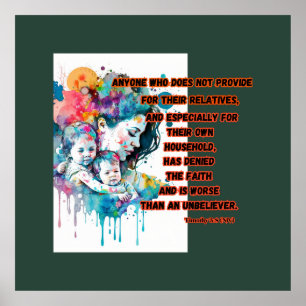 Poster Cuidados à Família: Um Ato Fundamental de Fé