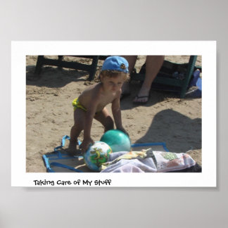 Poster Cuidando de minhas coisas